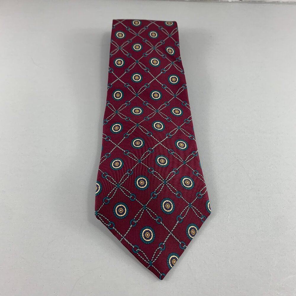 Nubio Collezione Esclusivo Maroon Men's Tie 4' x 59" Vintage